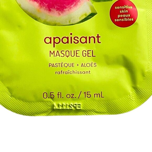 Freeman Watermelon & Aloe Soothing Calming Gel Mask – Sensitive Skin, 0.5 fl oz - Picture 3 of 6